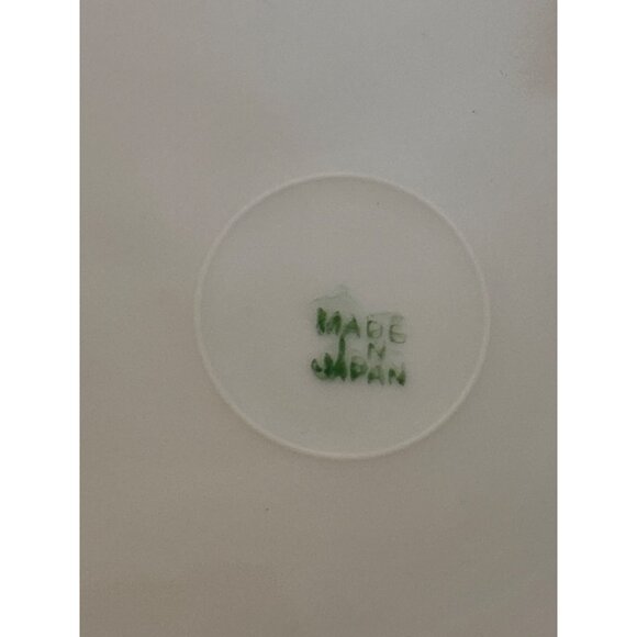 Set Of 3 Vintage Hand-Painted Japanese Porcelain Plates With Floral & Geisha Des - Picture 6 of 6